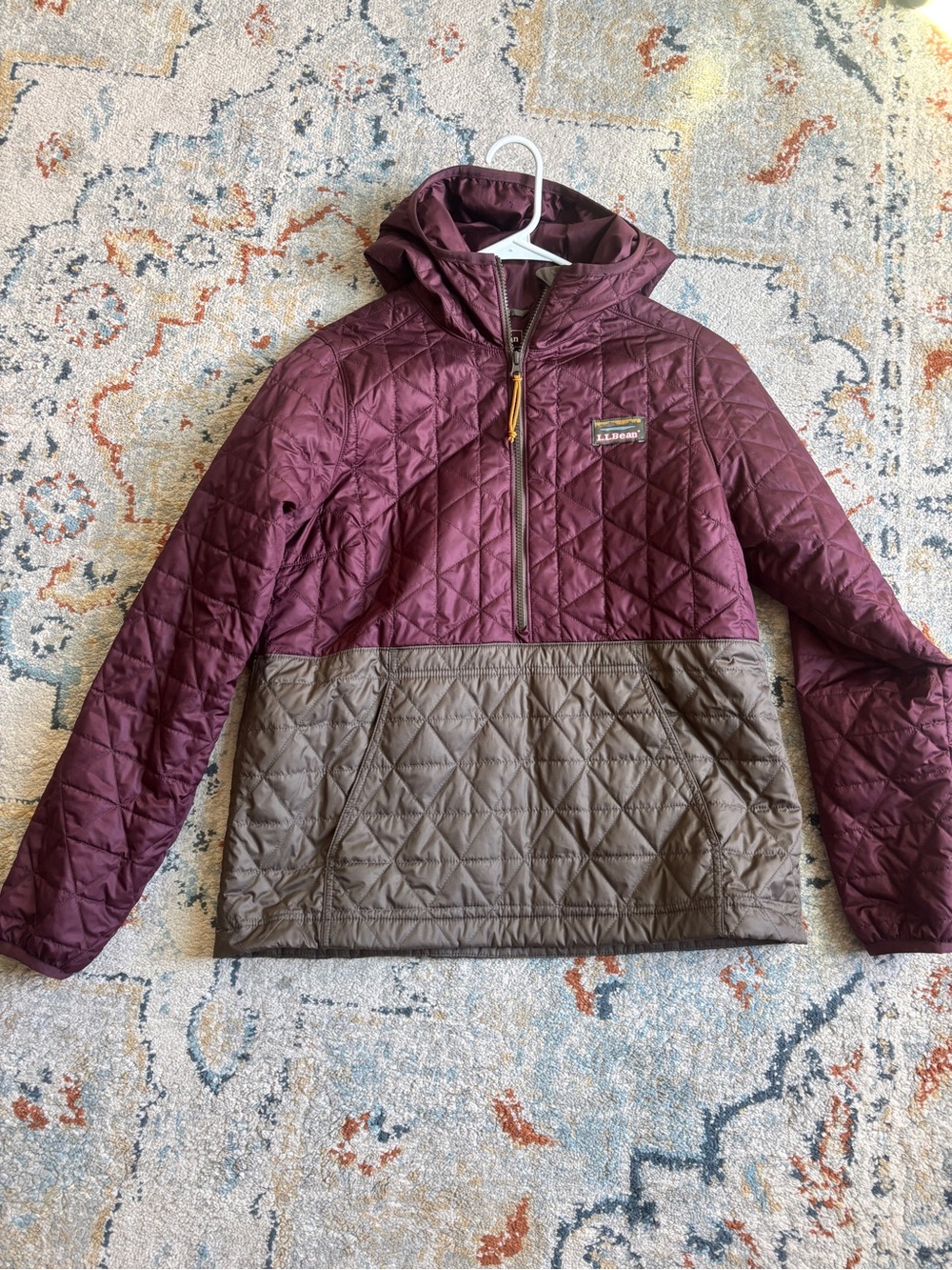 L.L. Bean Women’s Quilted Hooded Pullover Jacket